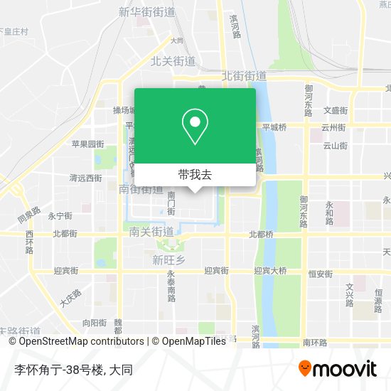 李怀角亍-38号楼地图