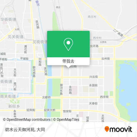 碧水云天御河苑地图