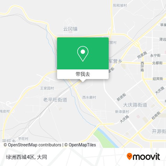 绿洲西城4区地图
