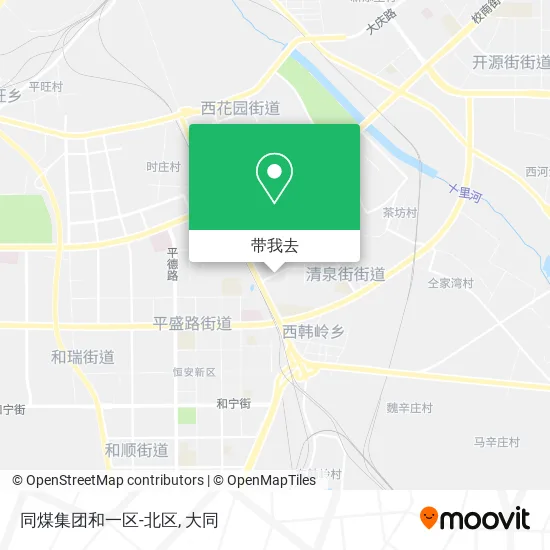 同煤集团和一区-北区地图