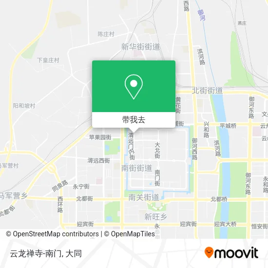 云龙禅寺-南门地图