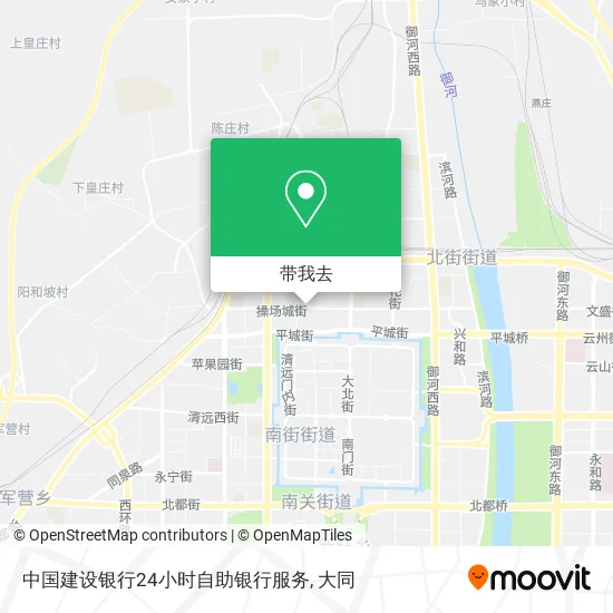 中国建设银行24小时自助银行服务地图