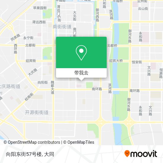 向阳东街57号楼地图