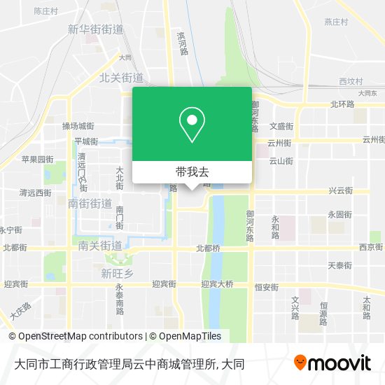 大同市工商行政管理局云中商城管理所地图