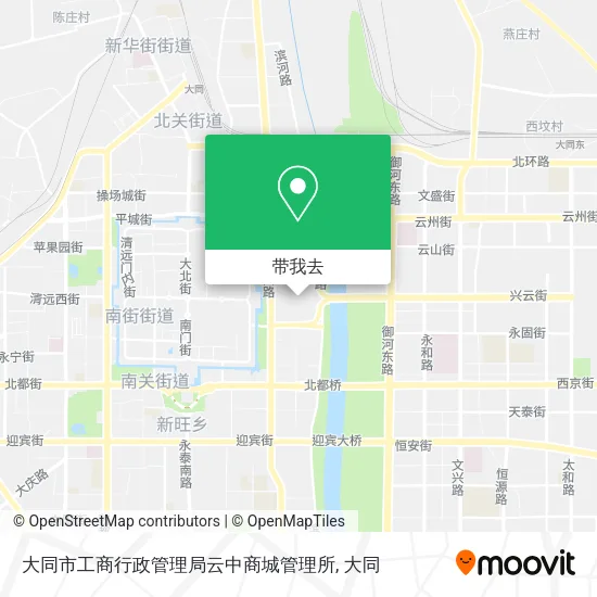 大同市工商行政管理局云中商城管理所地图