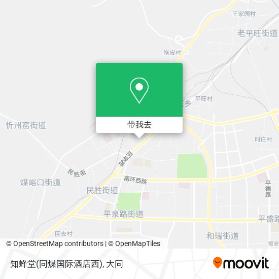 知蜂堂(同煤国际酒店西)地图