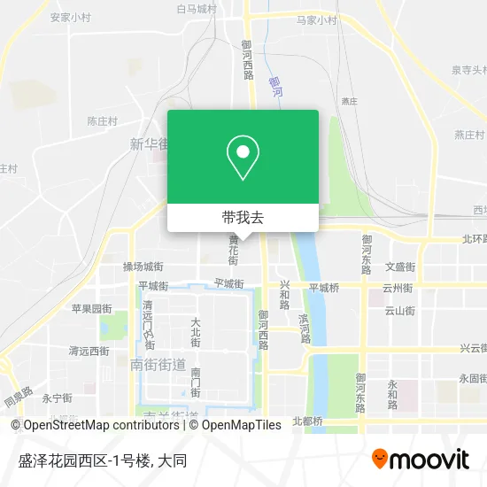 盛泽花园西区-1号楼地图