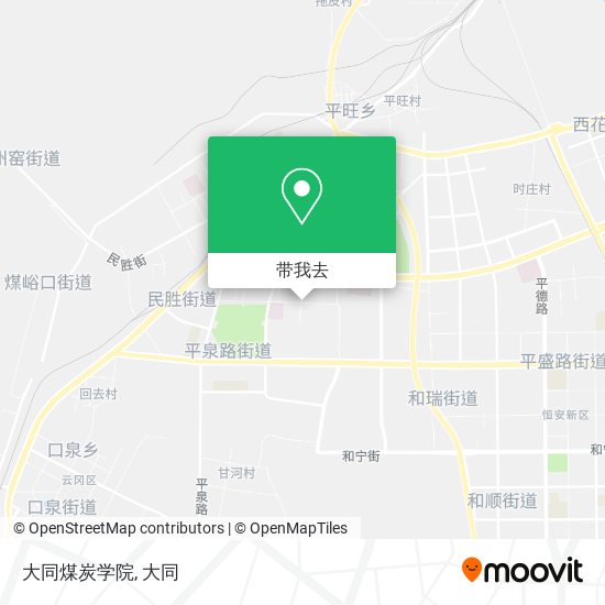大同煤炭学院地图