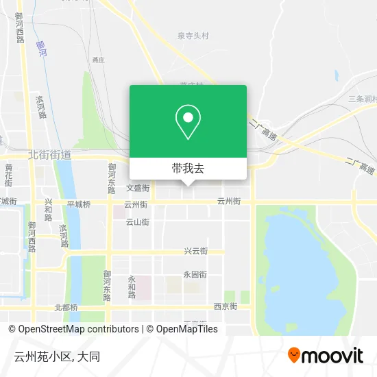云州苑小区地图
