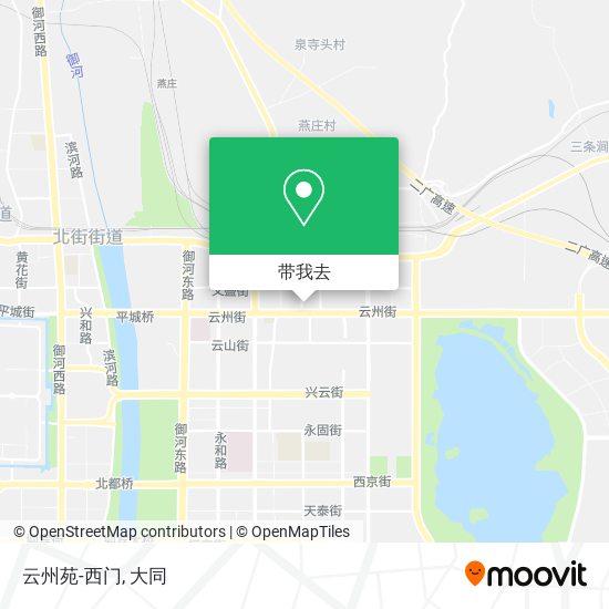云州苑-西门地图