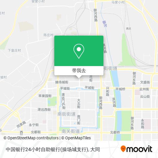 中国银行24小时自助银行(操场城支行)地图