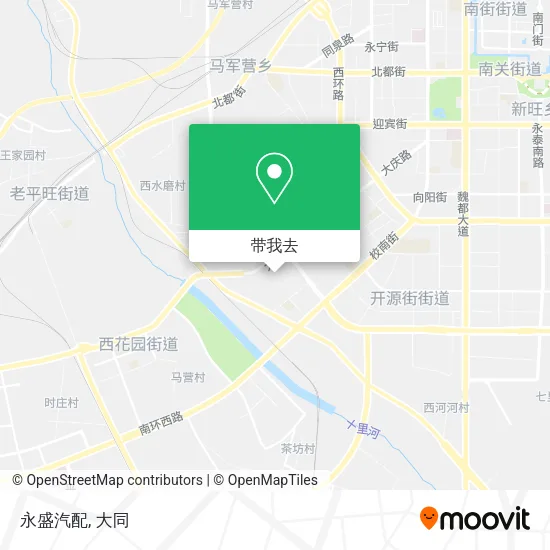 永盛汽配地图