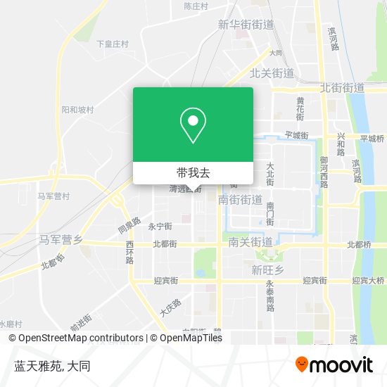 蓝天雅苑地图