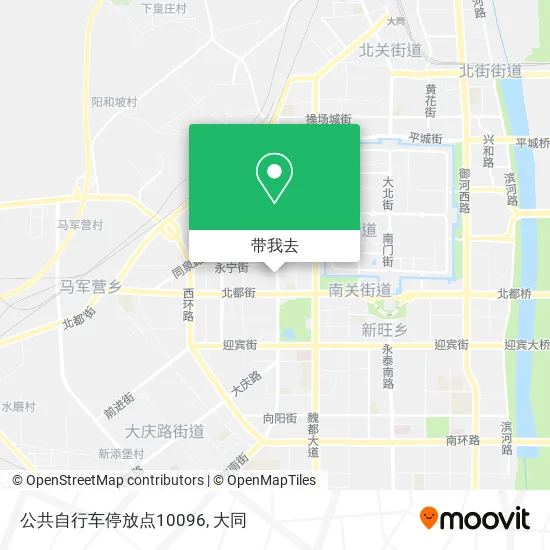 公共自行车停放点10096地图