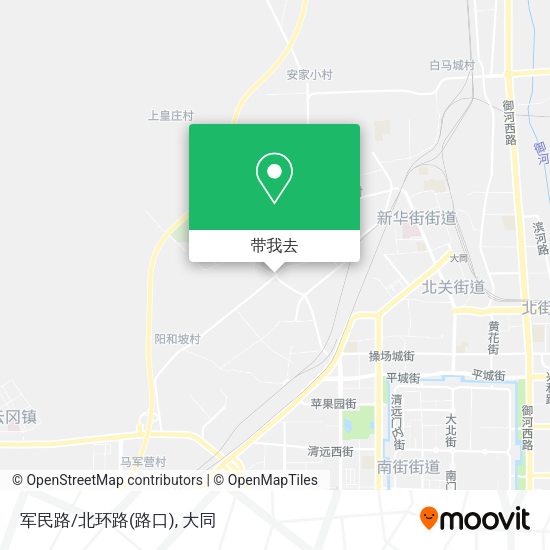 军民路/北环路(路口)地图