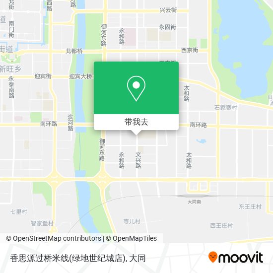 香思源过桥米线(绿地世纪城店)地图
