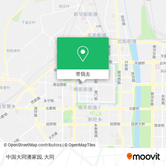 中国大同潘家园地图