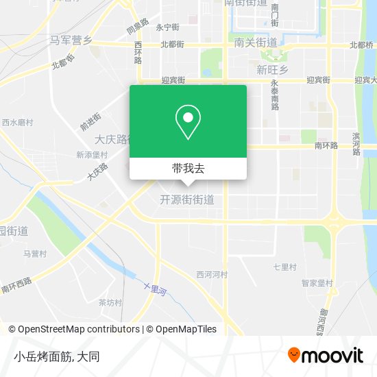小岳烤面筋地图