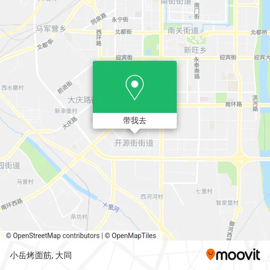 小岳烤面筋地图