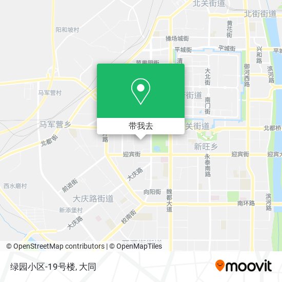 绿园小区-19号楼地图