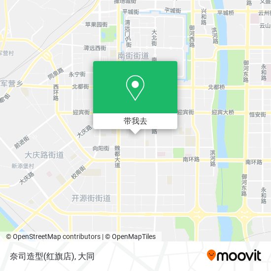 奈司造型(红旗店)地图