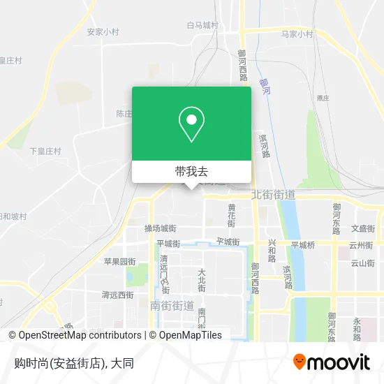 购时尚(安益街店)地图