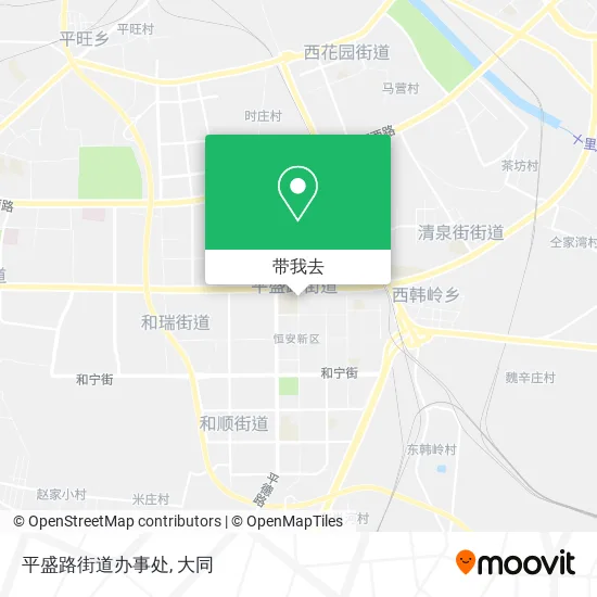 平盛路街道办事处地图