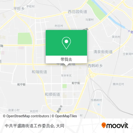 中共平盛路街道工作委员会地图
