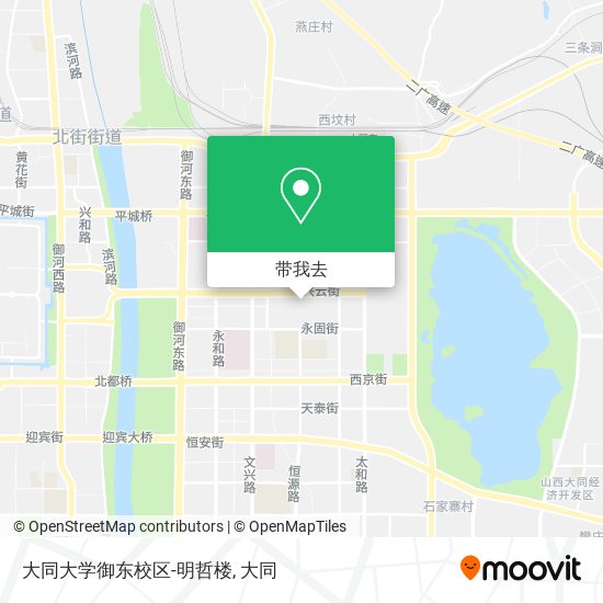 大同大学御东校区-明哲楼地图