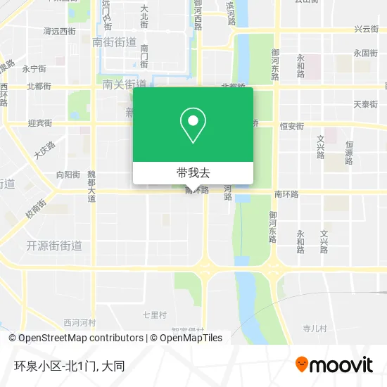环泉小区-北1门地图