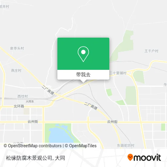 松缘防腐木景观公司地图