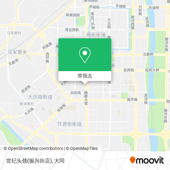 世纪头领(振兴街店)地图