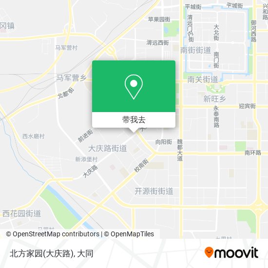 北方家园(大庆路)地图