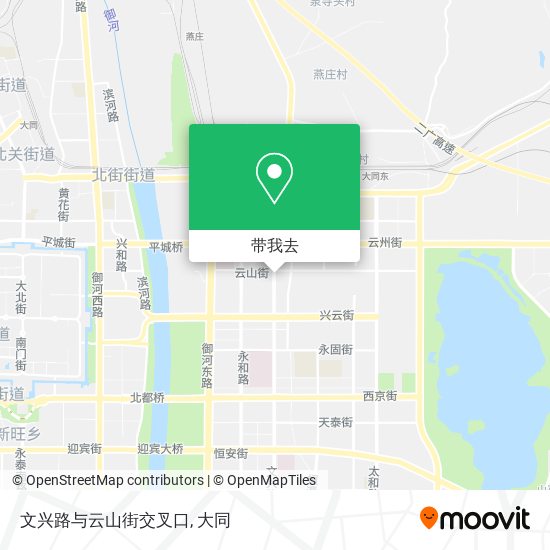 文兴路与云山街交叉口地图