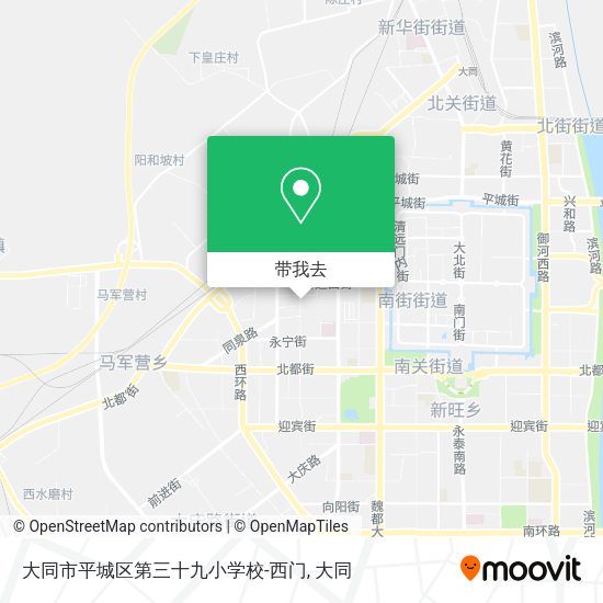 大同市平城区第三十九小学校-西门地图