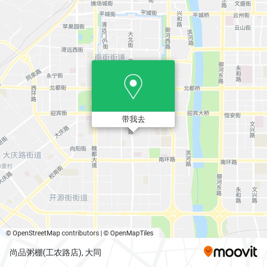 尚品粥棚(工农路店)地图