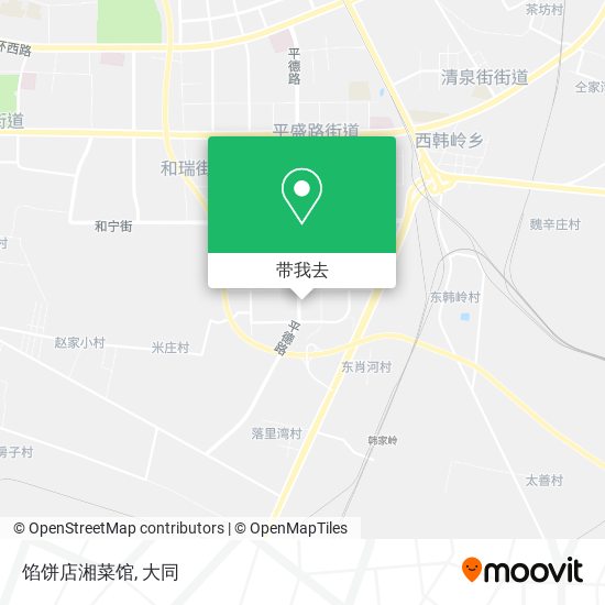 馅饼店湘菜馆地图