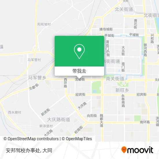 安邦驾校办事处地图