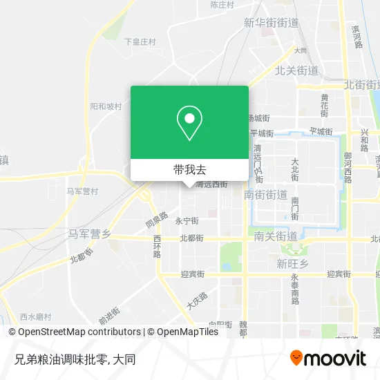 兄弟粮油调味批零地图