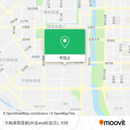 天蝎慕斯蛋糕(外送and自提店)地图