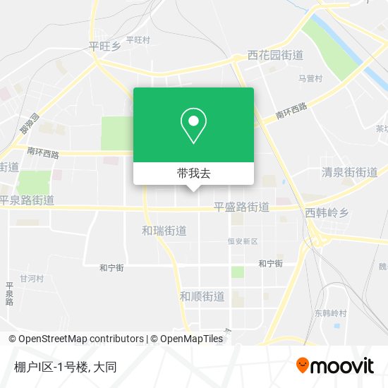 棚户I区-1号楼地图