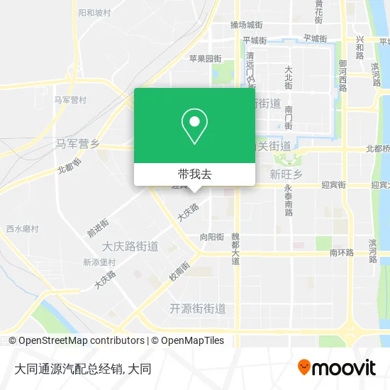大同通源汽配总经销地图