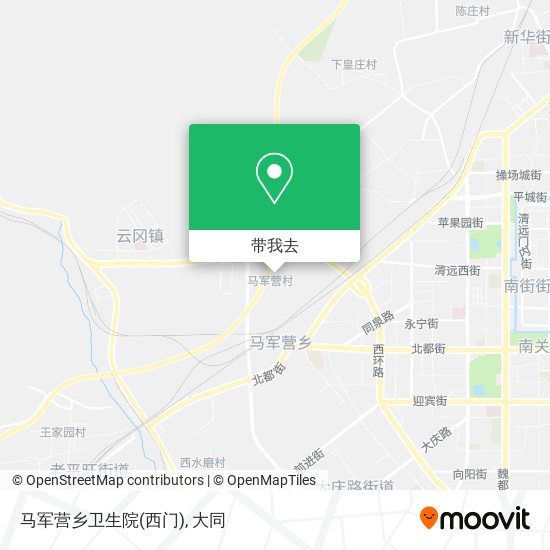 马军营乡卫生院(西门)地图