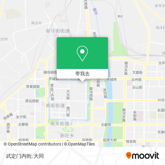 武定门内街地图