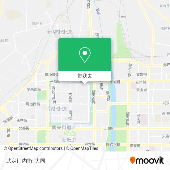 武定门内街地图