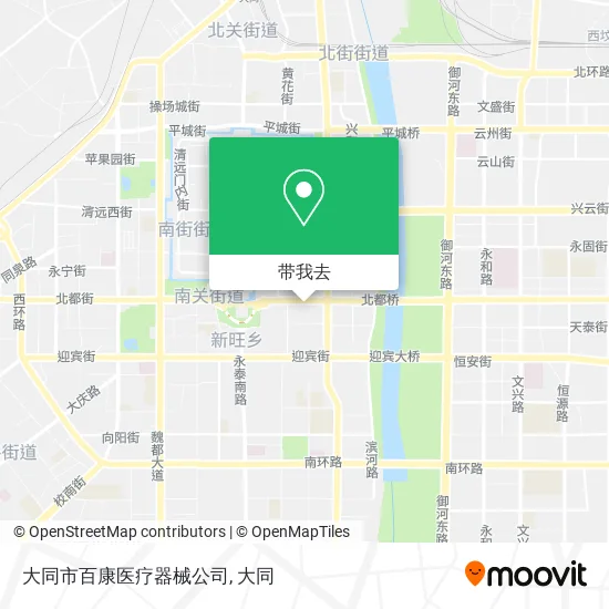 大同市百康医疗器械公司地图