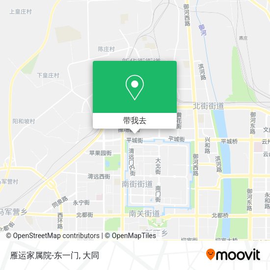 雁运家属院-东一门地图