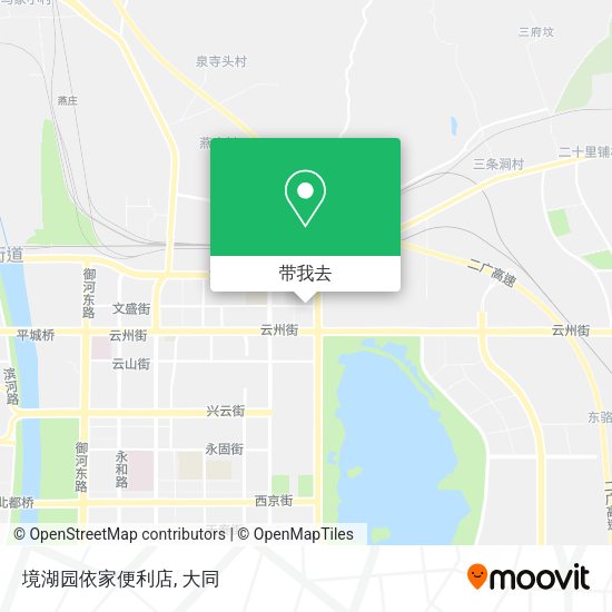境湖园依家便利店地图