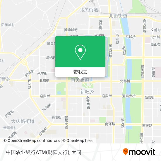 中国农业银行ATM(朝阳支行)地图