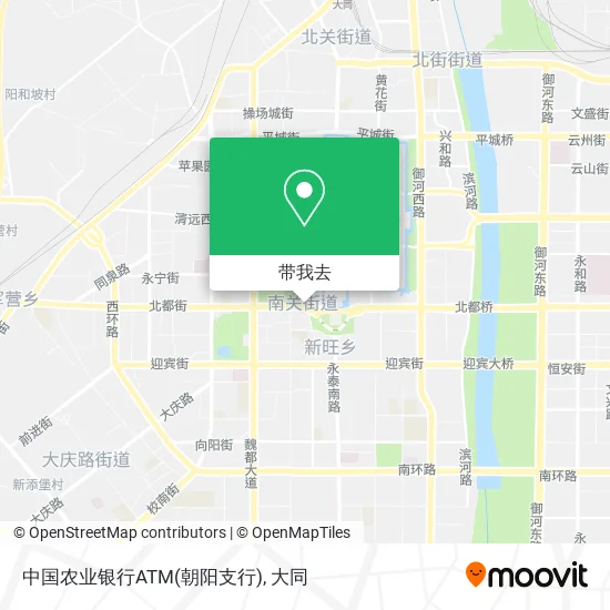 中国农业银行ATM(朝阳支行)地图